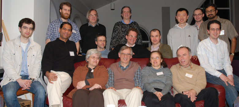 Laci Babai and some of his students and mentees, OSU, March 23, 2010